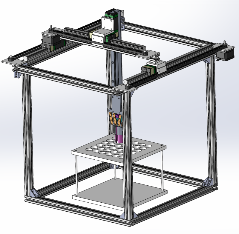 Pneumatic Gripper SW22 Editable 3Dモデル .c4d .max .obj .3ds .fbx .stl .blend