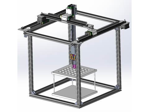 Pneumatic Gripper SW22 Editable 3D Модель
