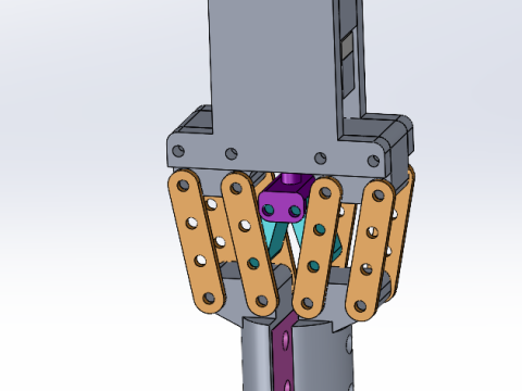 Pneumatic Gripper SW22 Editable 3Dモデル
