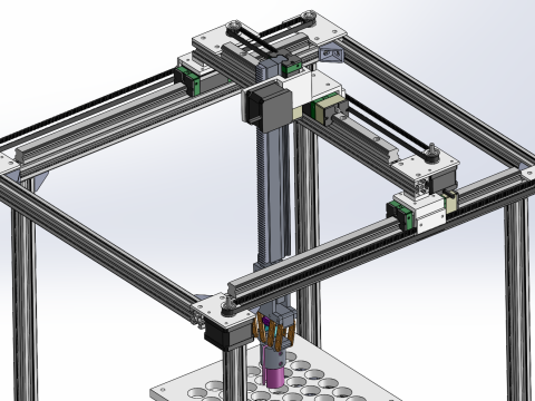 Pneumatic Gripper SW22 Editable 3Dモデル