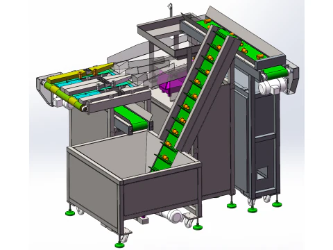 छोटे वर्कपीस पोजिशनिंग डिवाइस का 3डी आरेख 3D मॉडल