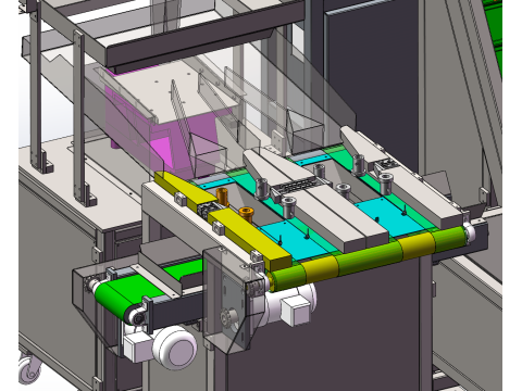 3D diagram of small workpiece positioning device 3Dモデル