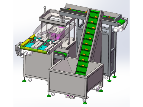 3D diagram of small workpiece positioning device 3Dモデル
