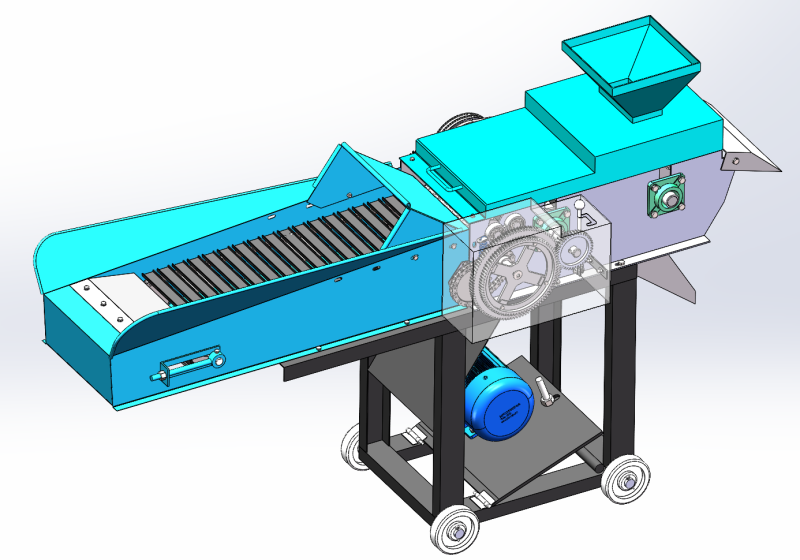 New type of flexible wire grass cutting machine SolidWorks editable 3D मॉडल .c4d .max .obj .3ds .fbx .stl .blend
