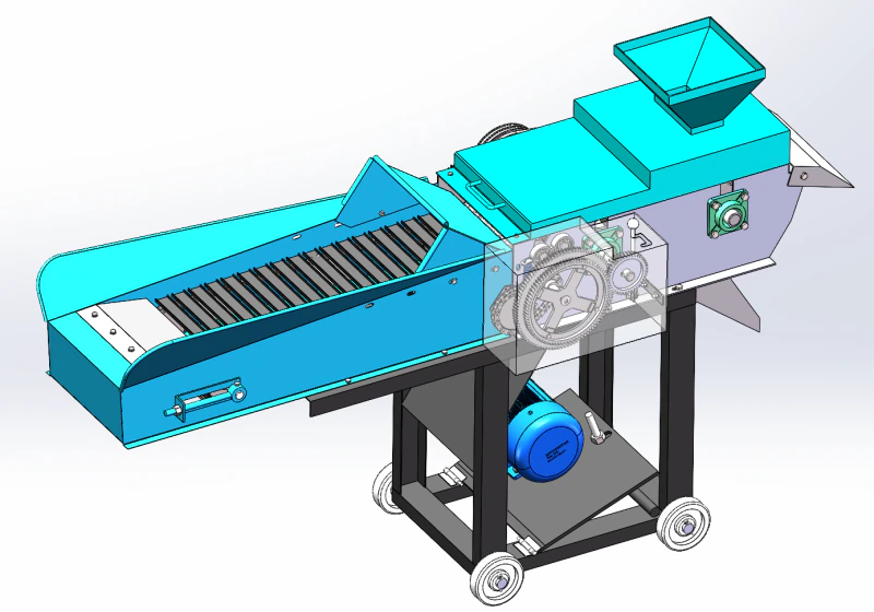नई प्रकार की लचीली तार घास काटने की मशीन सॉलिडवर्क्स संपादन योग्य 3D मॉडल .c4d .max .obj .3ds .fbx .stl .blend 