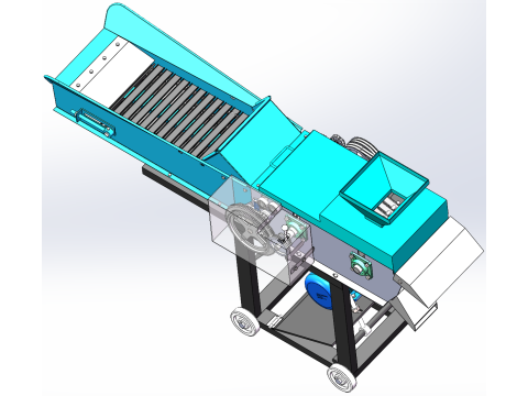 New type of flexible wire grass cutting machine SolidWorks editable 3D मॉडल