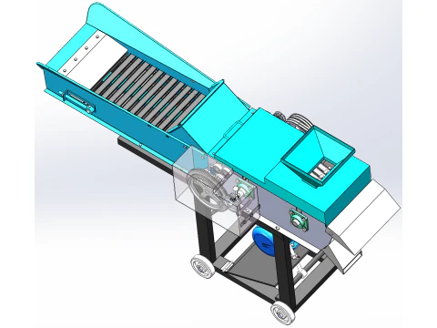 नई प्रकार की लचीली तार घास काटने की मशीन सॉलिडवर्क्स संपादन योग्य 3D मॉडल