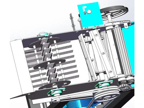 नई प्रकार की लचीली तार घास काटने की मशीन सॉलिडवर्क्स संपादन योग्य 3D मॉडल