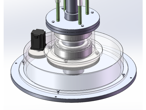 SolidWorks design of cylindrical coordinate manipulator 3D 모델