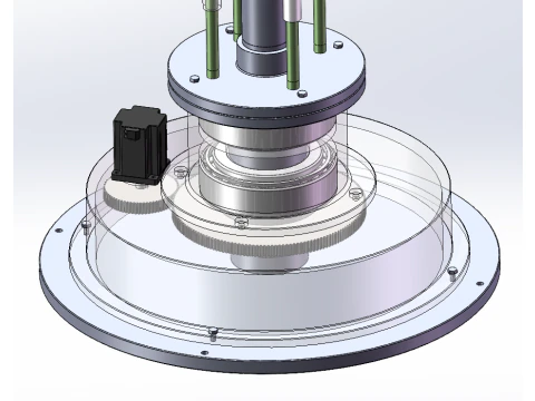 SolidWorks design of cylindrical coordinate manipulator 3D Model