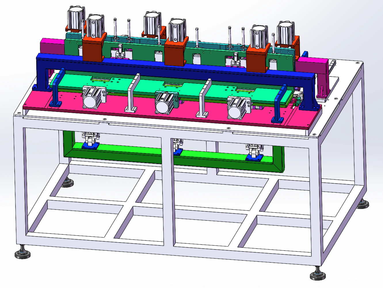 Folding and edging integrated machine SW22 editable 3D Model .c4d .max .obj .3ds .fbx .stl .blend 