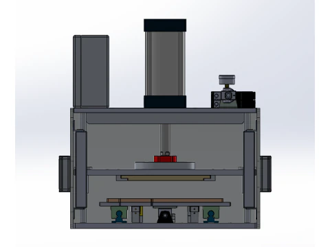 Desktop pneumatic automatic press SolidWorks editable 3D Model
