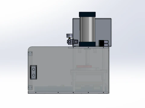 Desktop pneumatic automatic press SolidWorks editable 3D Model