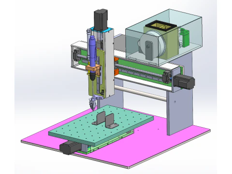 自動ねじ締め装置 sw22 編集可能 3Dモデル