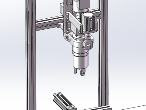 Design of Automatic Bottle Cap Twisting Machine 3D 모델