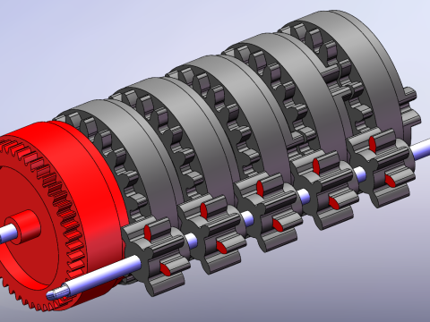 SolidWorks Design of Character Wheel Automatic Assembly Machine 3D 模型