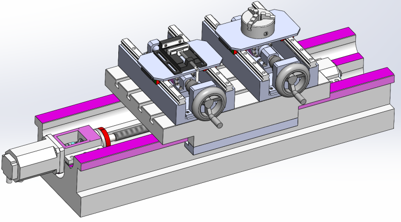 Design of Combined Milling Machine Processing Platform 3D Modell .c4d .max .obj .3ds .fbx .stl .blend