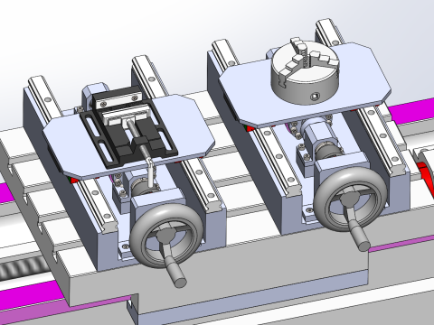 Design of Combined Milling Machine Processing Platform 3D Modell