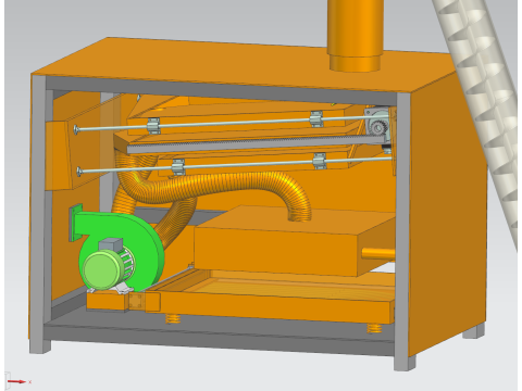 Seed screening machine UG12 Model 3D