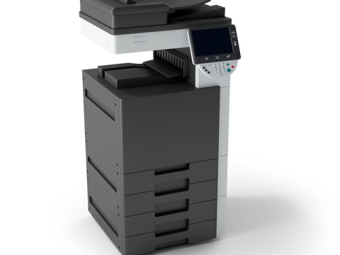 60 types of office equipment Modello 3D