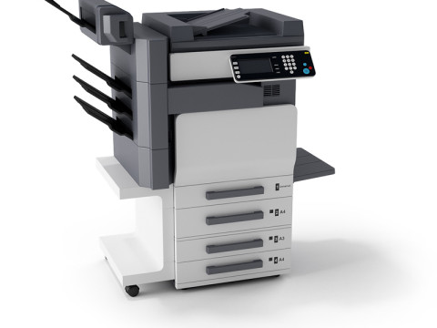 60 types of office equipment Modello 3D