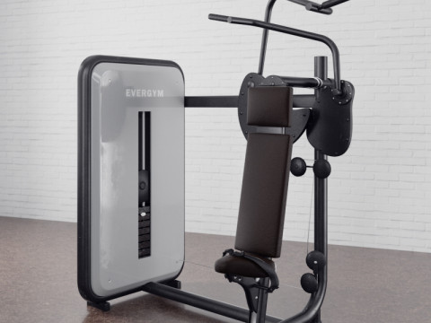 34 types of fitness equipment 3D Model