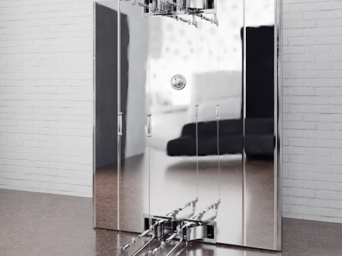 34 types of fitness equipment 3D Model