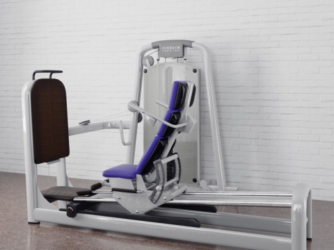 34 types of fitness equipment 3D Model