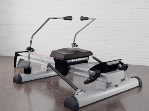 34 types of fitness equipment 3D Model