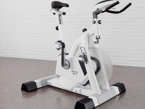 34 types of fitness equipment 3D Model