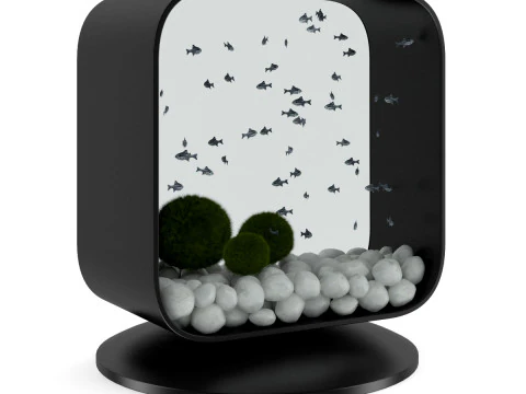 15 fish tank models 3D Model