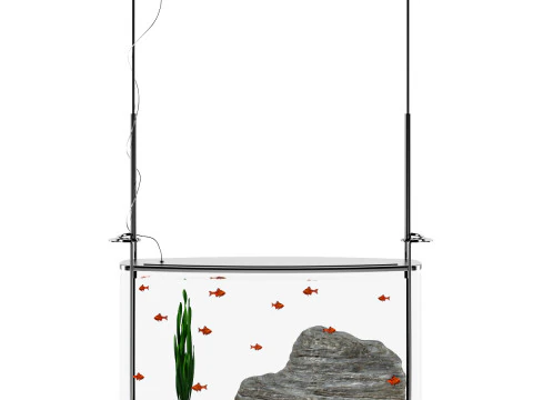 15 fish tank models 3D Model