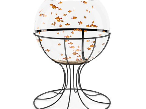 15 fish tank models 3D Model