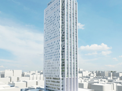 52 skyscrapers 3D Model