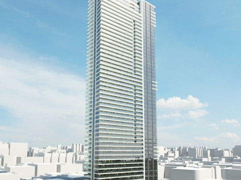 52 skyscrapers 3D Model