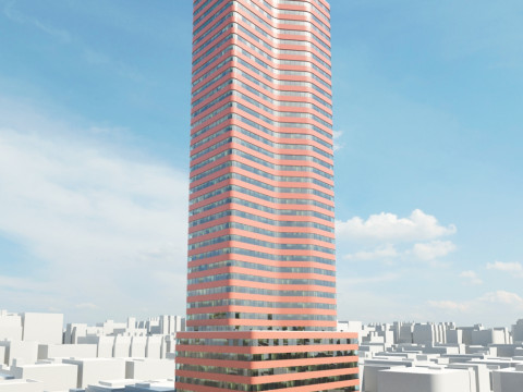 52 skyscrapers 3D Model