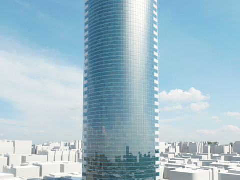 52 skyscrapers 3D Model