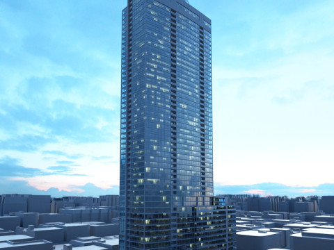 52 skyscrapers 3D Model