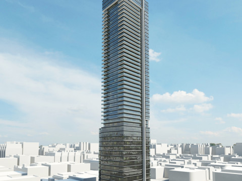 52 skyscrapers 3D Model