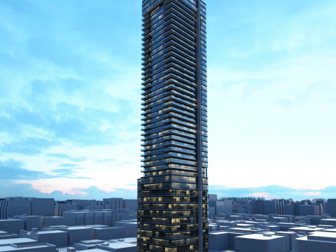 52 skyscrapers 3D Model