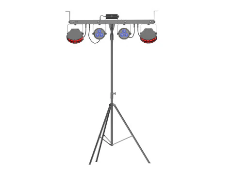 63 stage lighting fixtures 3D Model