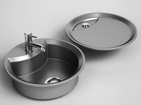 25 kitchen and bathroom appliances 3D Model