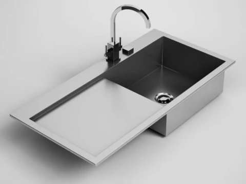 25 kitchen and bathroom appliances 3D Model
