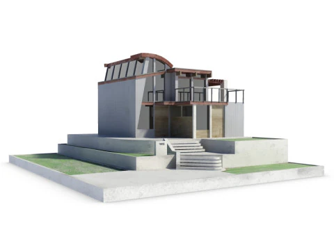 64 sets of housing construction 3D Model