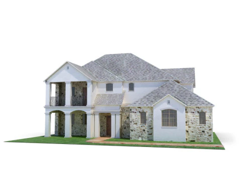 64 sets of housing construction 3D Model