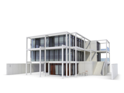 64 sets of housing construction 3D 模型