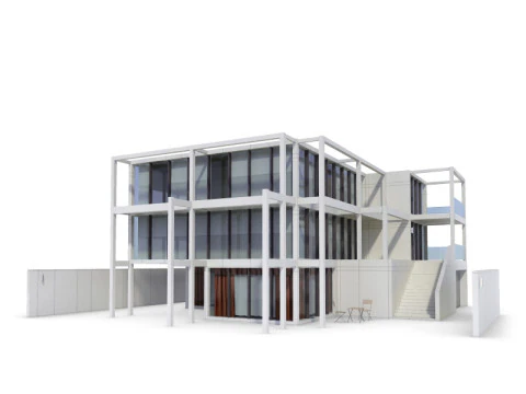 64 sets of housing construction 3D Model