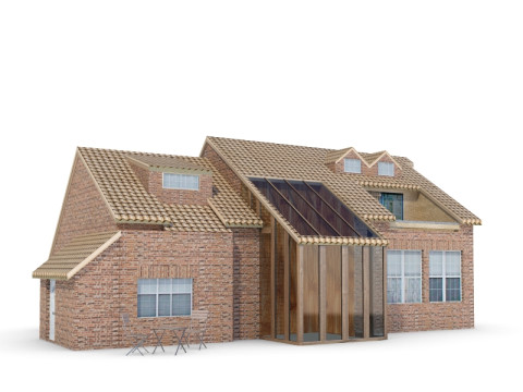 64 sets of housing construction 3D 模型