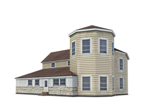 64 sets of housing construction 3D Model