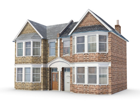 64 sets of housing construction 3D 模型